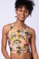 Mobile Preview: Africa Orange Crop Top - sport bra / bikini top