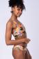 Mobile Preview: Africa Orange Diamant Back - Sports Bra/ Bikini Top (reversible)