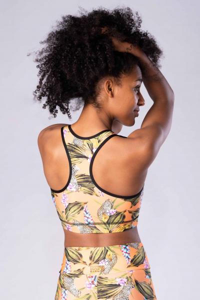 Africa Orange Racerback - Sports Bra/ Bikini Top