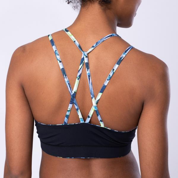 Tropical Diamant Back - Sports Bra/ Bikini Top (Reversible)