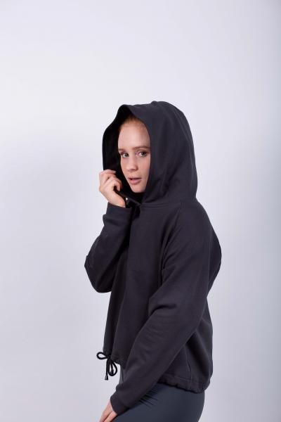 Hoodie - Coal black